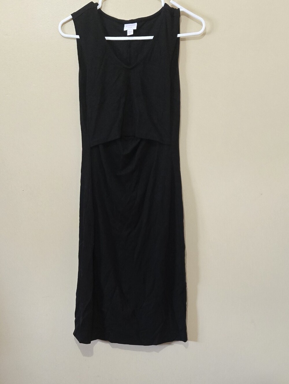 Boob Sleeveless Fitted Tank Dress For Breastfeeding